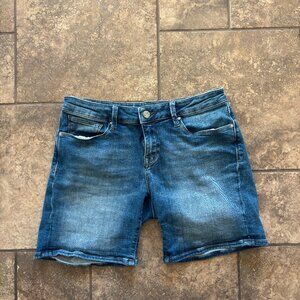 Mavi Jean Shorts Size 26 Mid-Quad Stretch